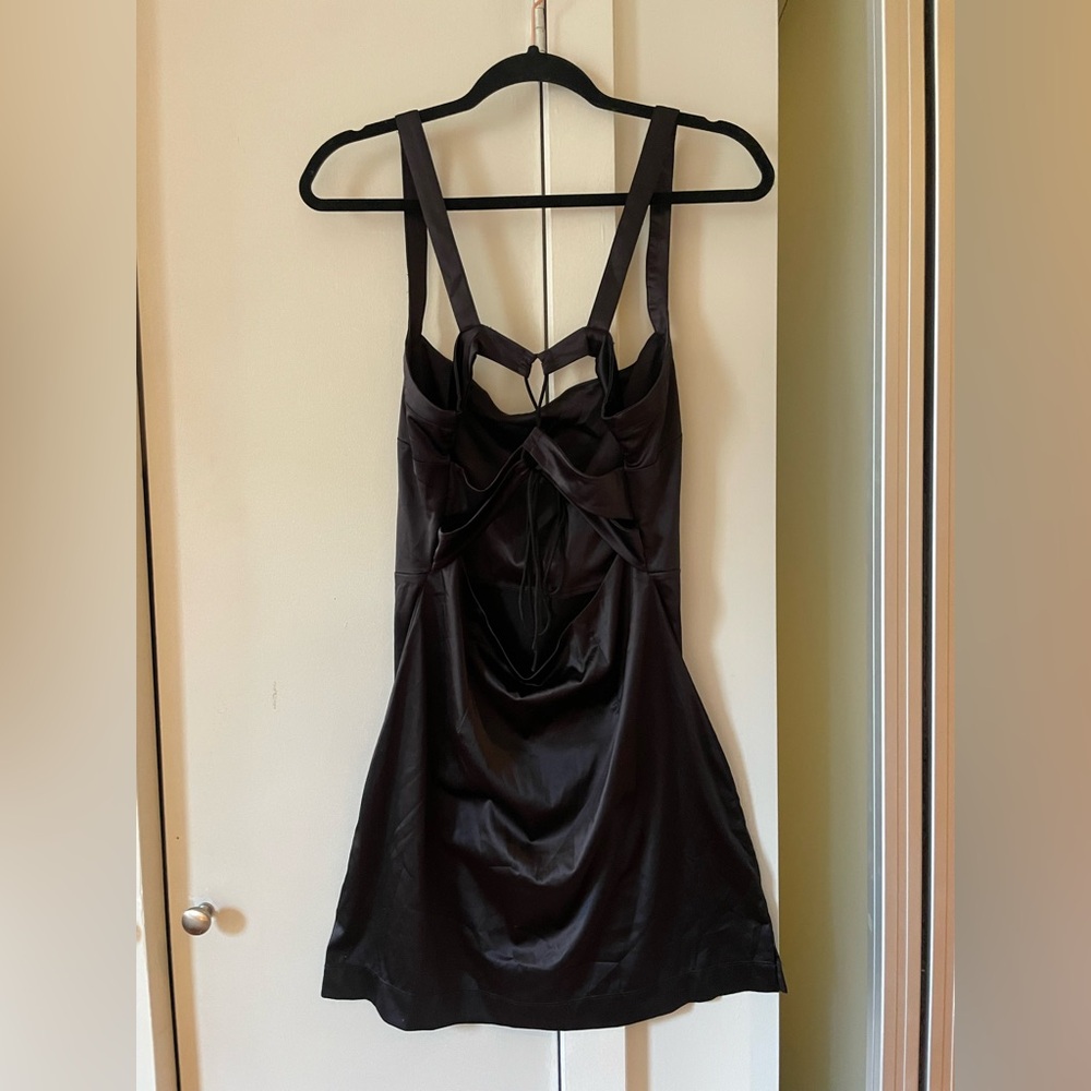 Black Strappy Free People Dress